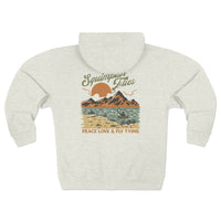 Thumbnail for Peace Love & Fly Tying Full-Zip Hoodie