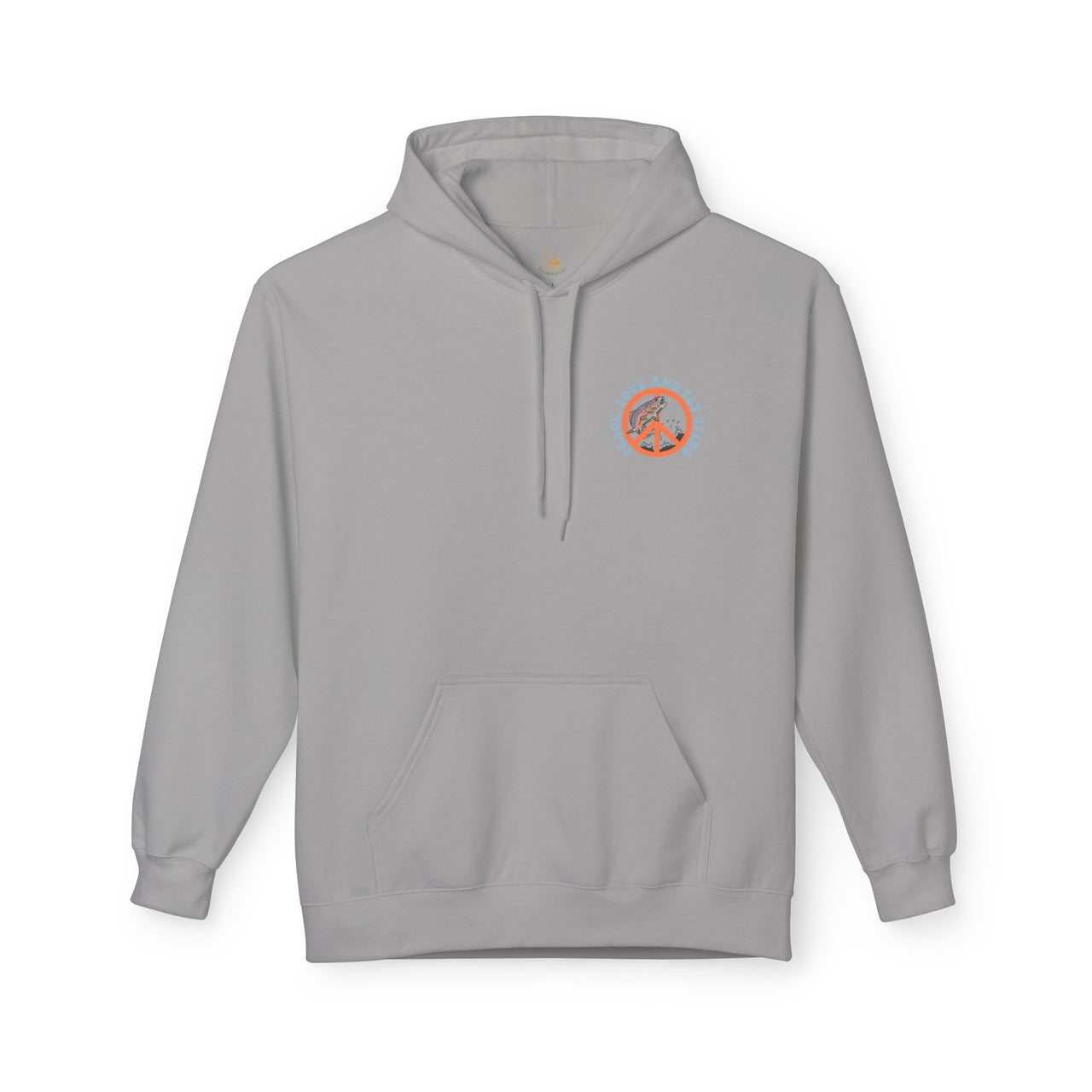 Ladies- Happy Trout Fleece Hoodie