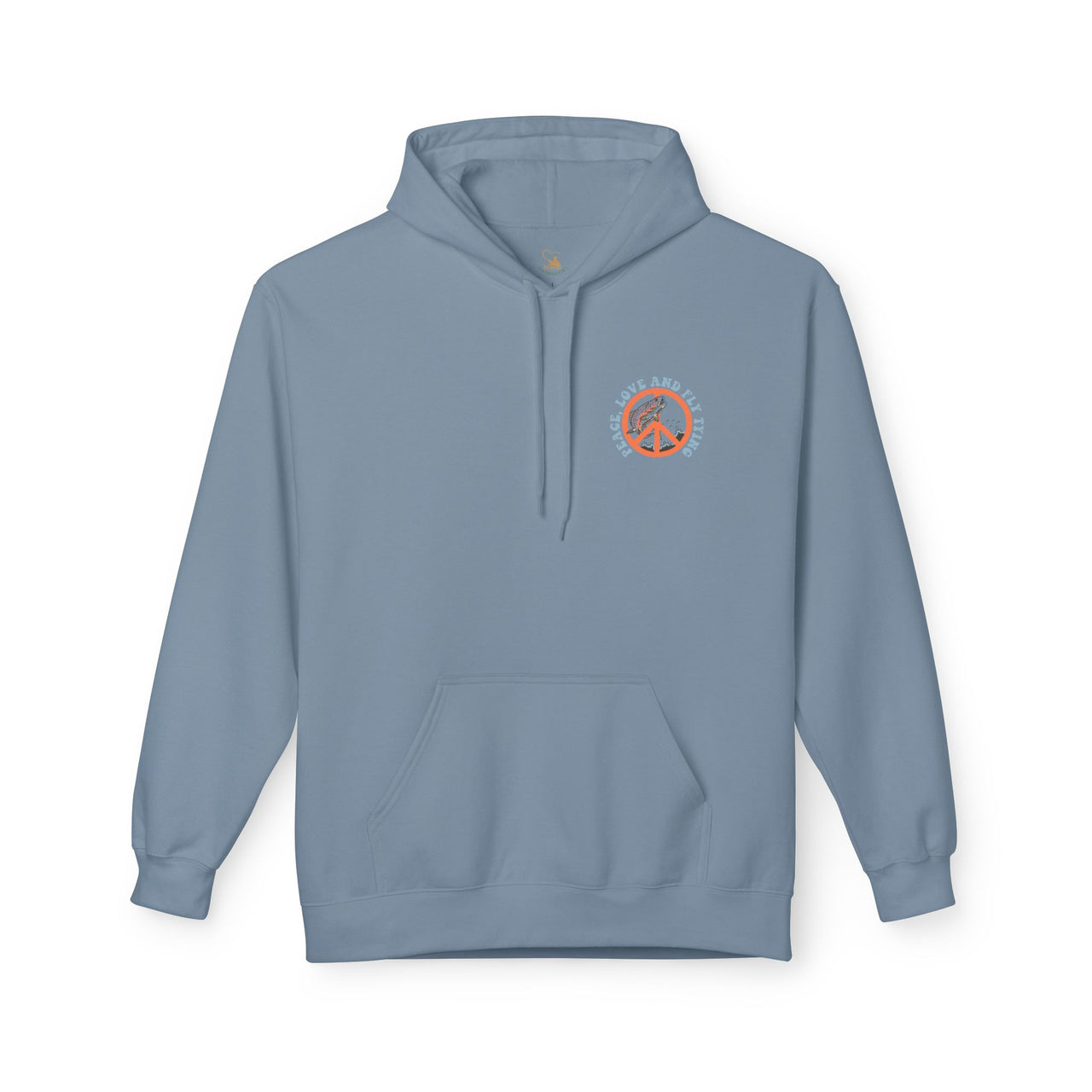 Ladies- Happy Trout Fleece Hoodie