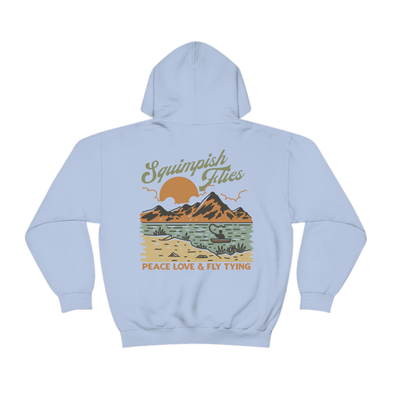 Peace Love & Fly Tying Hoodie