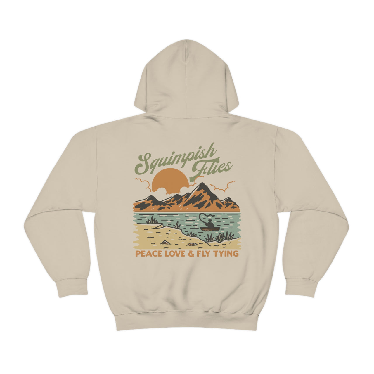 Peace Love & Fly Tying Hoodie