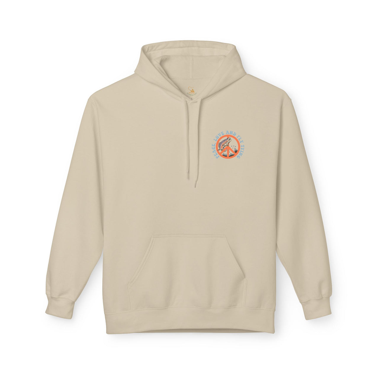 Ladies- Happy Trout Fleece Hoodie